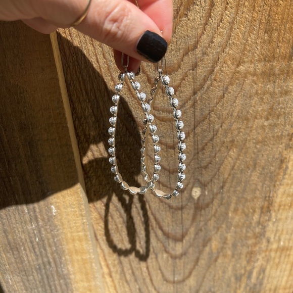 Goldie Lew White Betsy Teardrop Earrings